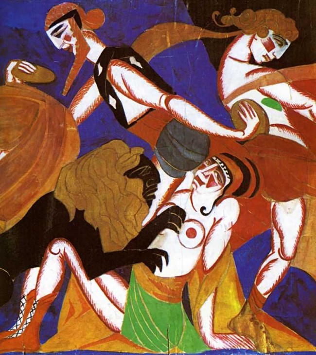 Сочинение по картине: Экстер - "Фризовая композиция" Сочинение по картине: Экстер - "Фризовая композиция"